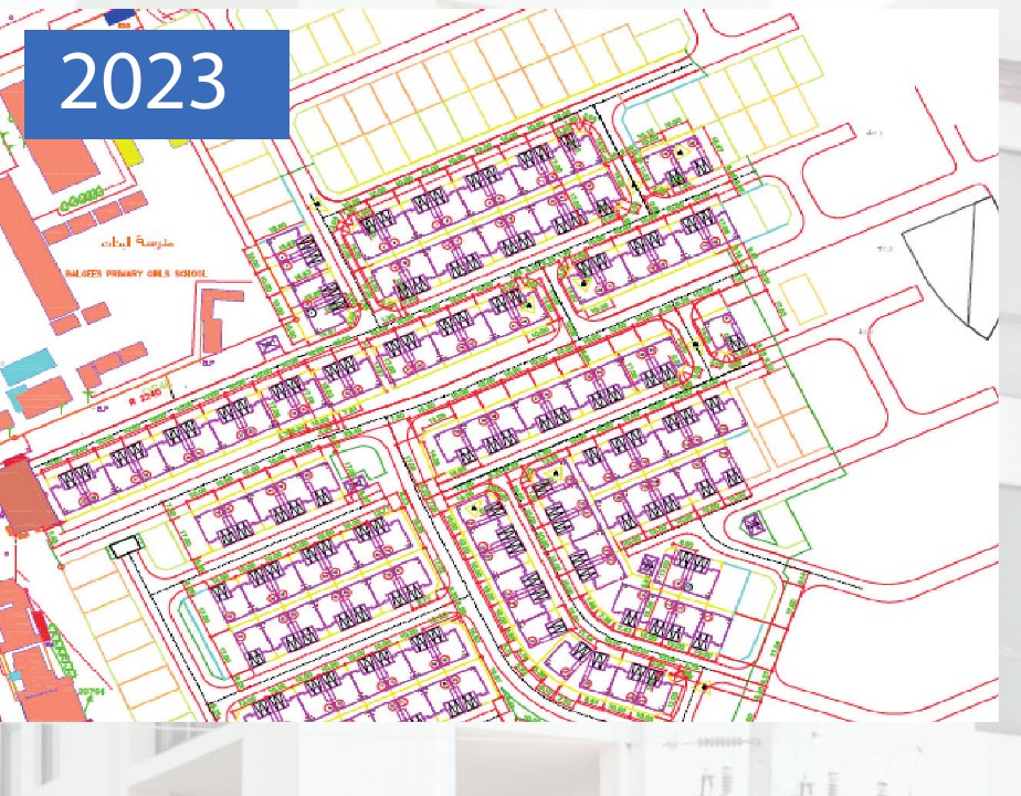 Al Lawzi Housing site plan drawing