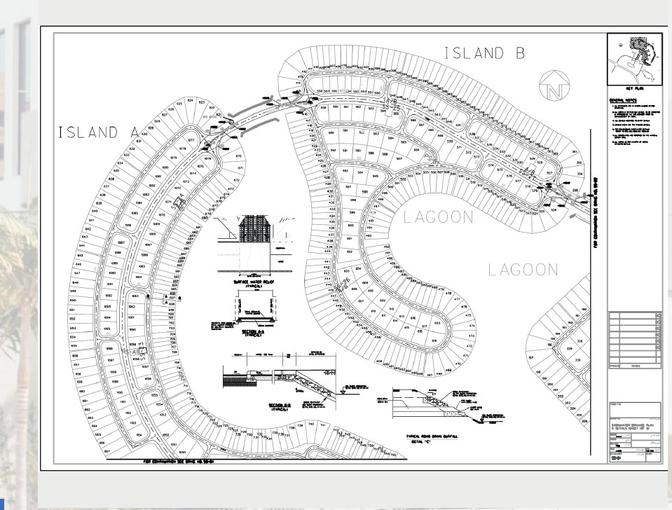 Amwaj infrastructure design plan