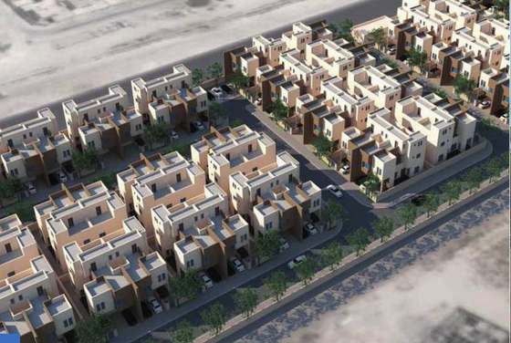 Hamala housing aerial render