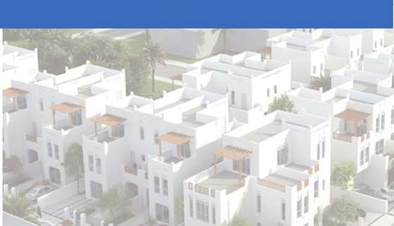 Aerial render of a residential masterplan